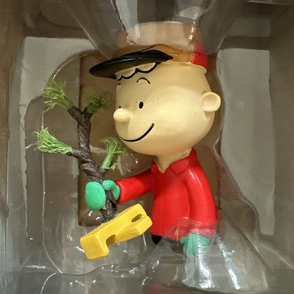 Hallmark Peanuts Christmas Tree Ornament Charlie Brown With Tree 2024 New